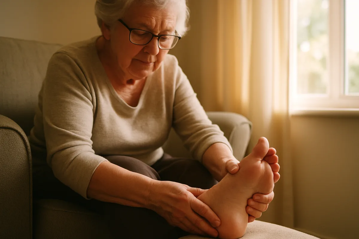 Cause dei piedi gonfi negli anziani: cosa sapere