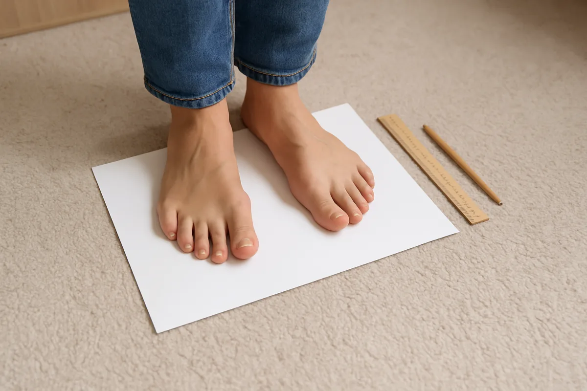 Come misurare lunghezza e larghezza dei piedi prima di scegliere le scarpe