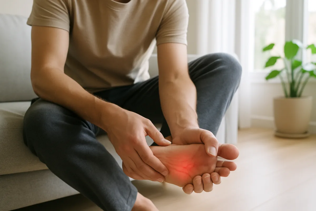 Dolore da fascite plantare: cause e gestione