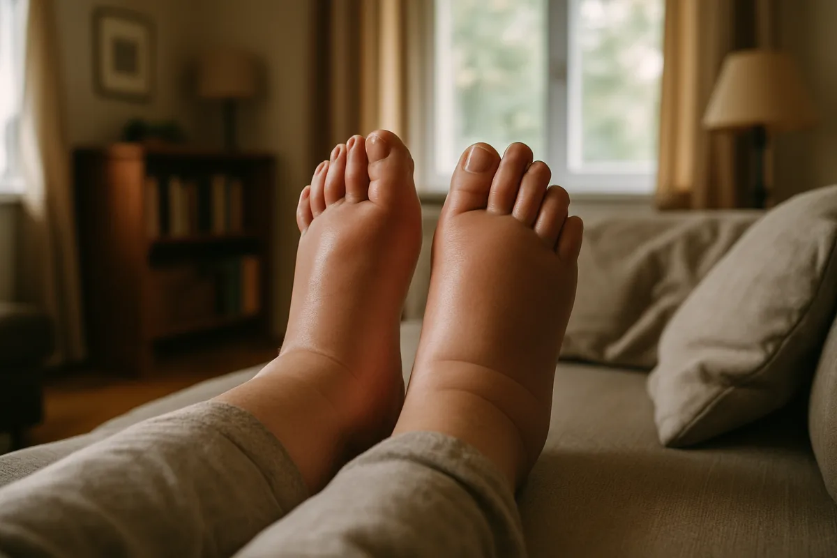 Piedi gonfi: cause e fattori scatenanti
