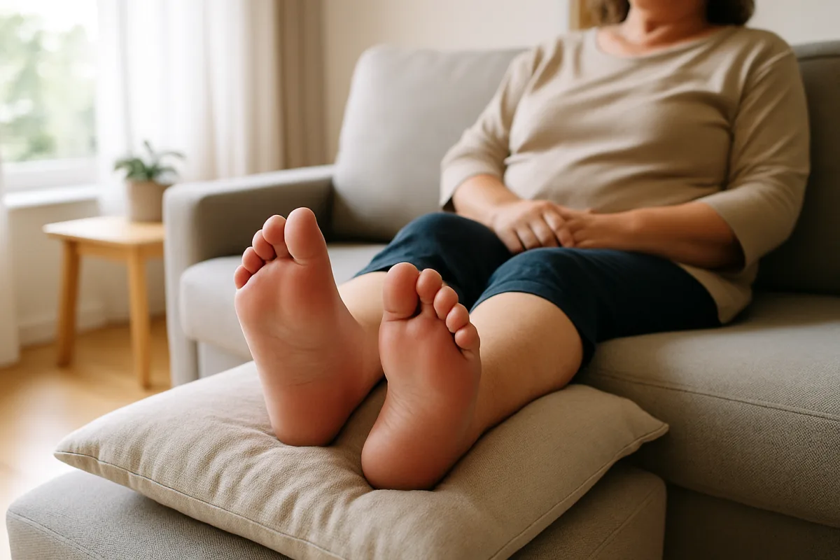 Piedi gonfi: cause e soluzioni