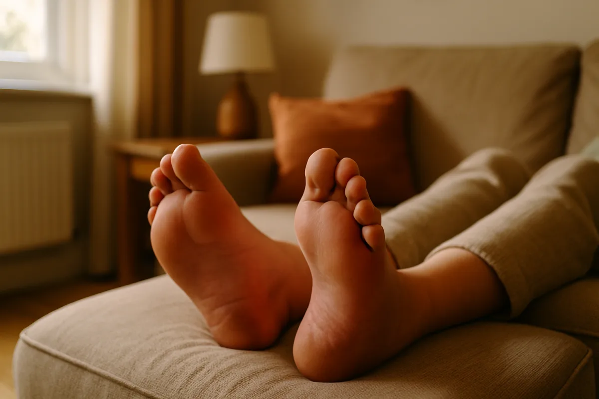 Piedi gonfi dal caldo: perché succede